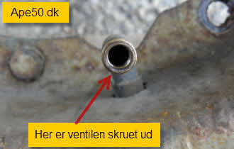 ventil-skruet-ud